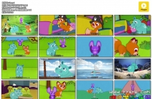 BBC���׵���ѧϰ���� CBeebies-Abadas ȫ52�� Ӣ�﷢��������Ļ����ٶ���������