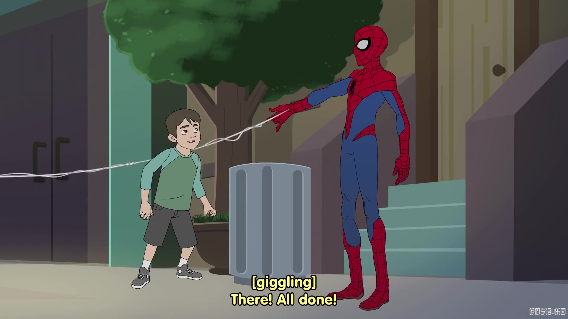 16.Spidey Miles Save the City From Trash Marvel Super Hero Adventures Sticky Rai.jpg